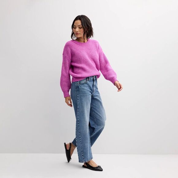 Sonoma Goods Sweater Pink Size XXL Cozy Crewneck NWT Women's - Picture 4 of 9